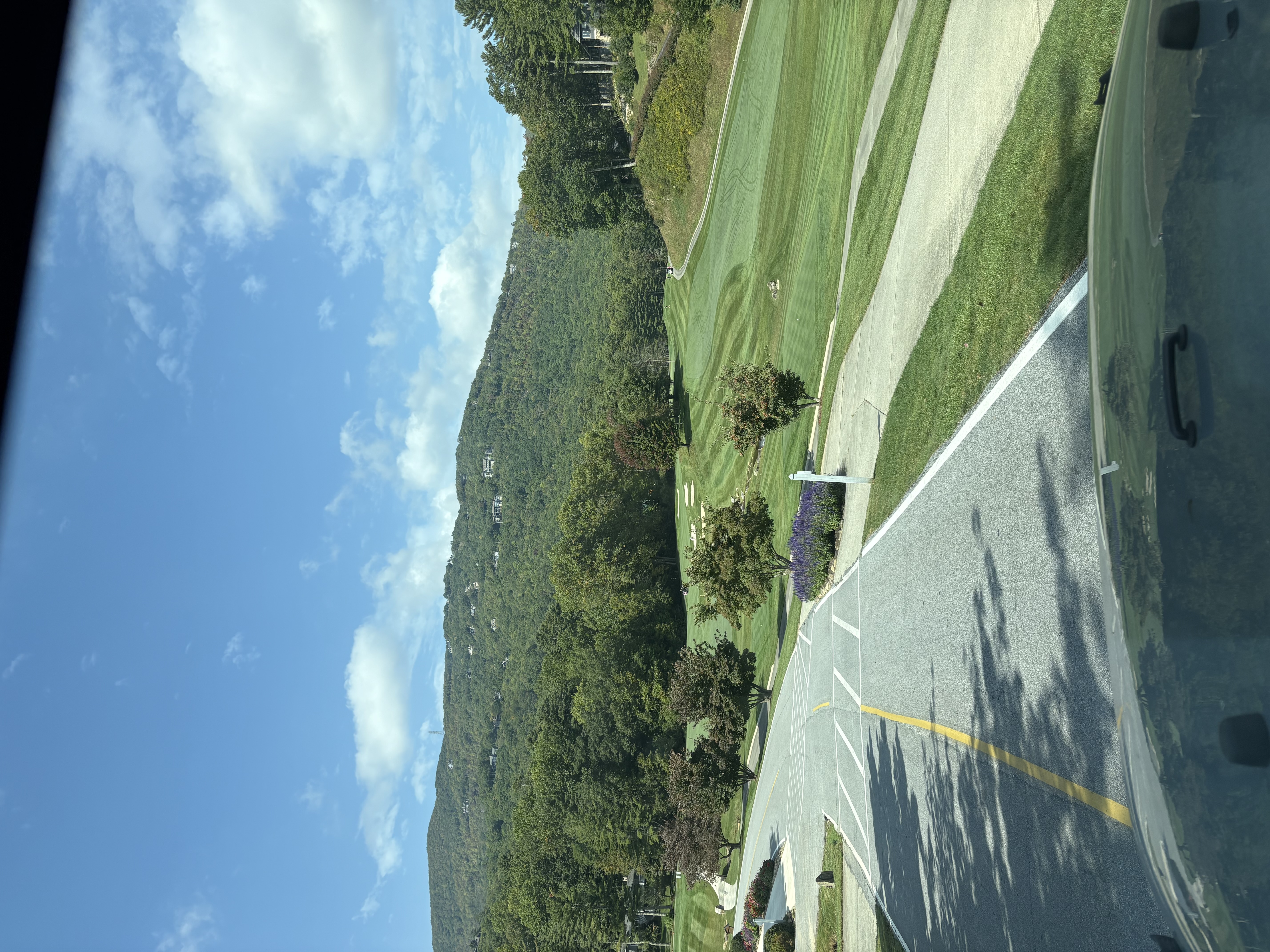 road land view